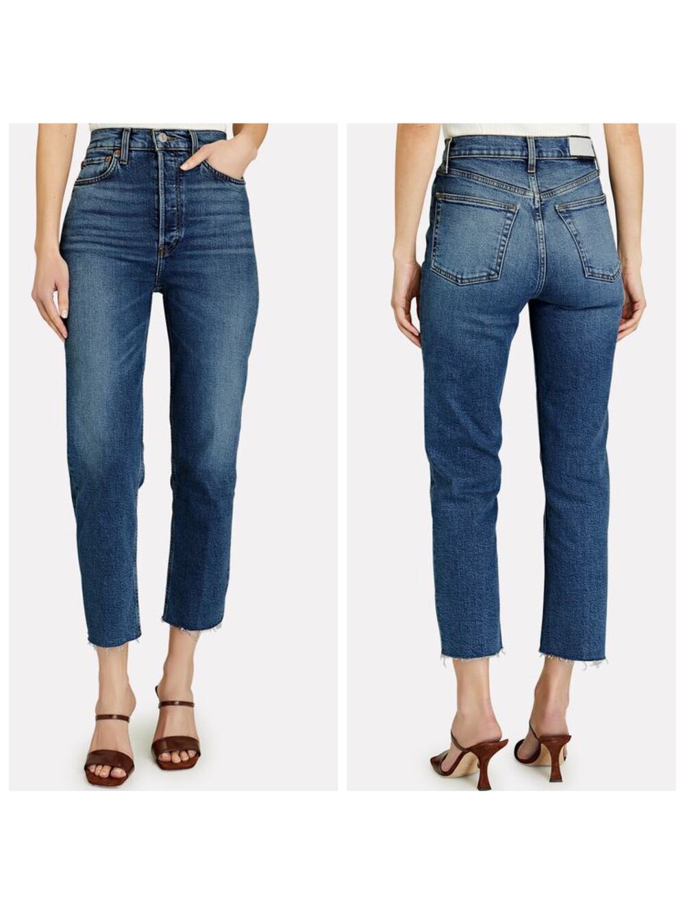 Re/Done Ultra High Rise Stovepipe Jeans